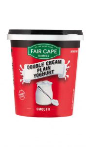 Double Cream yoghurt unsweetened by Fair Cape