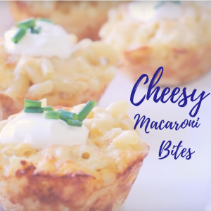 Cheesy Macaroni Bites
