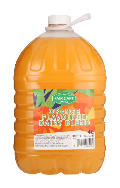 Orange flavoured dairy blend 4L