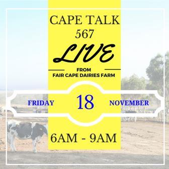 Cape Talk live at Fair Cape Farm