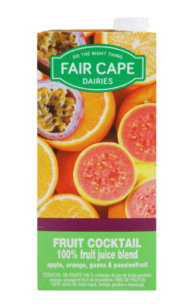 Fruit cocktail fruit juice blend